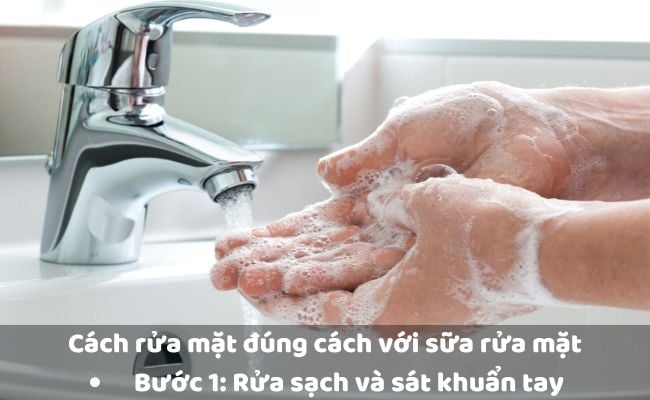 Cách rửa mặt đúng cách
